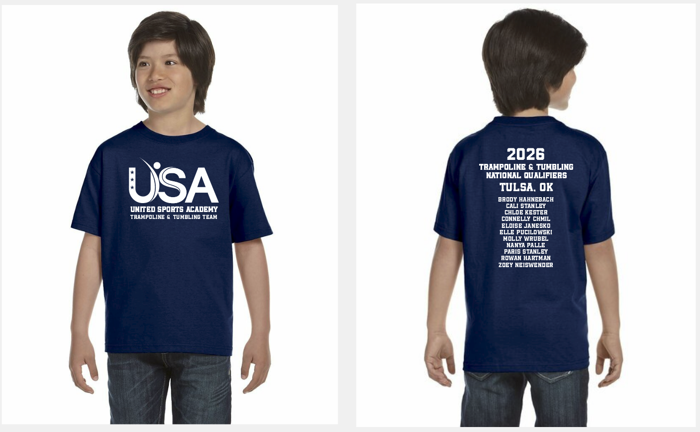 USA T&T Team Nationals 2026 - Navy Short Sleeve T-Shirt - United